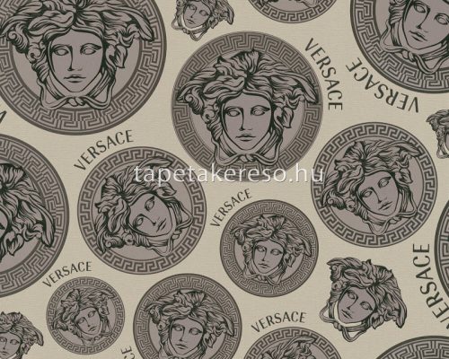 AS Creation Versace 5 vinyl, vlies anyagú szürke színű versace modern tapéta