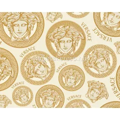   AS Creation Versace 5 vinyl, vlies anyagú törtfehér, arany színű versace modern tapéta