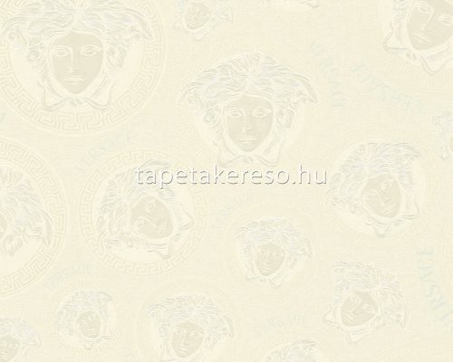 AS Creation Versace 5 vinyl, vlies anyagú fehér, vajszínű színű versace modern tapéta