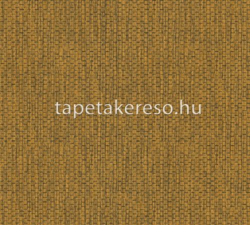 AS Creation Hygge 2 habos, vlies anyagú sárga, fekete színű szövethatású modern, natural tapéta