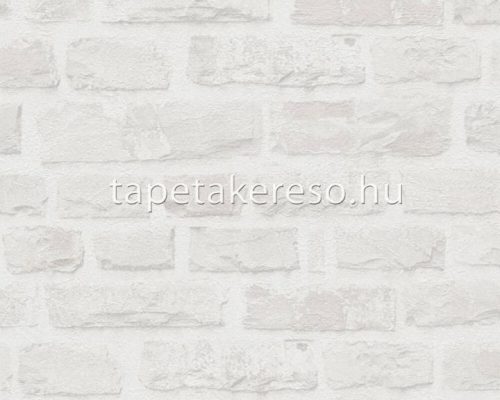 AS Creation Natural Living vlies, vinyl anyagú szürke színű kőmintás natural tapéta