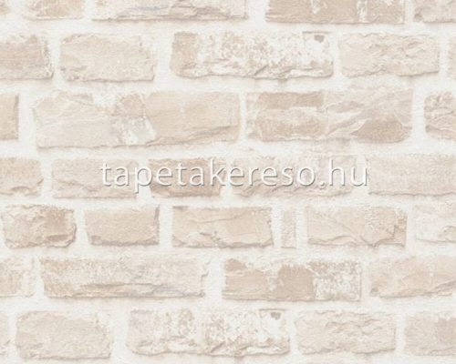 AS Creation Natural Living vlies, vinyl anyagú beige színű kőmintás natural tapéta