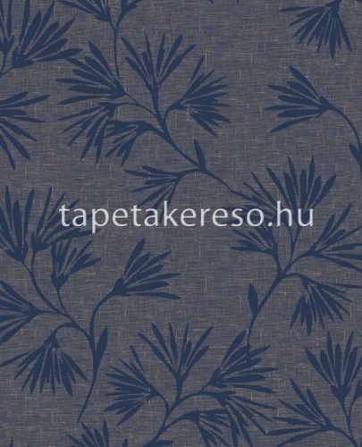 Eijffinger ENSO vlies anyagú kék, arany színű virágos modern tapéta