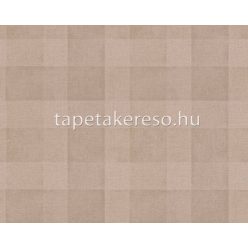   AS Creation Natural Living vlies, vinyl anyagú barna színű kockás modern tapéta