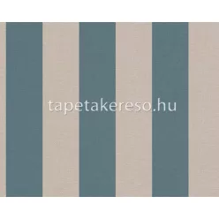   AS Creation Natural Living vlies, vinyl anyagú zöld, barna színű csíkos modern tapéta