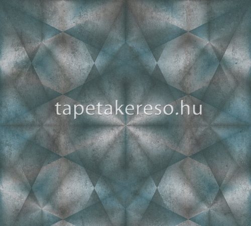 AS Creation My Home My Spa vlies, vinyl anyagú szürke, kék színű geometriai, foltos modern tapéta