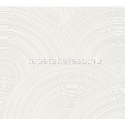   AS Creation My Home My Spa habos, vlies anyagú fehér színű körös, geometriai, 3d modern tapéta