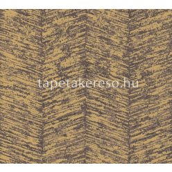   AS Creation My Home My Spa habos, vlies anyagú barna, sárga színű chevron, foltos modern tapéta