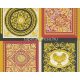 AS Creation Versace 5 vinyl, vlies anyagú fekete, arany, piros színű kazettás, barokk, versace modern tapéta