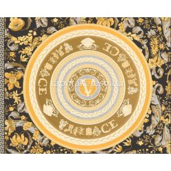   AS Creation Versace 5 vinyl, vlies anyagú fekete, arany, barna, csillámos színű versace modern tapéta