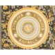 AS Creation Versace 5 vinyl, vlies anyagú fekete, arany, barna, csillámos színű versace modern tapéta