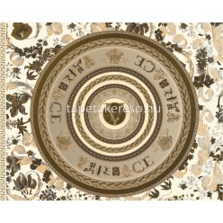   AS Creation Versace 5 vinyl, vlies anyagú csillámos, barna, fehér, szürke színű versace modern tapéta