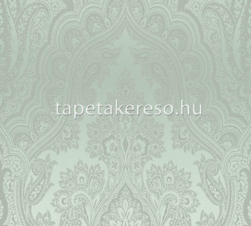 AS Creation My Home My Spa vlies, vinyl anyagú zöld, gyöngyház színű barokk modern tapéta