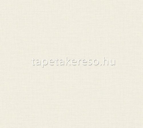 AS Creation My Home My Spa vlies, vinyl anyagú törtfehér színű textilhatású, egyszínű modern tapéta