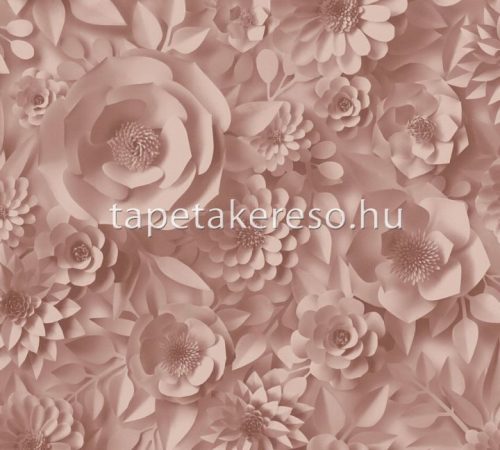 AS Creation Pint Walls vlies, vinyl anyagú mályva színű 3d, virágos modern tapéta