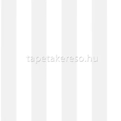   Boras Borosan Bas vlies anyagú fehér, gyöngyház színű csíkos modern tapéta