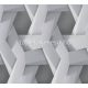 AS Creation Pint Walls vlies, vinyl anyagú fehér, szürke színű fonott, geometriai, 3d modern tapéta