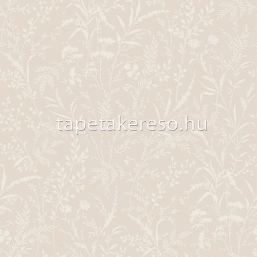 Boras Borosan HEM vlies anyagú beige, törtfehér színű növényes, leveles modern, natural tapéta