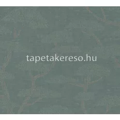   AS Creation Nara vlies, vinyl anyagú zöld, barna színű fás, textilhatású modern tapéta