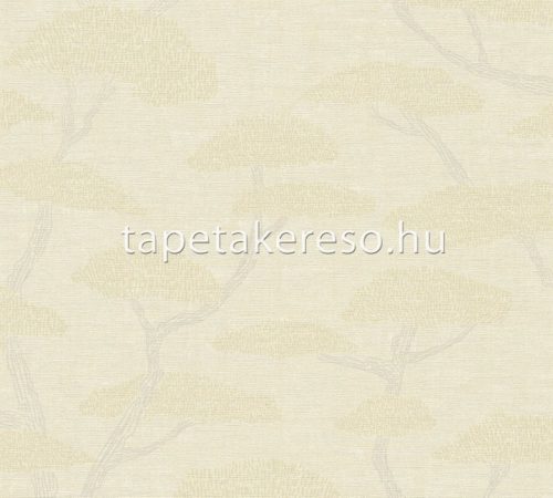 AS Creation Nara vlies, vinyl anyagú barna, szürke színű fás, textilhatású modern tapéta