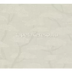   AS Creation Nara vlies, vinyl anyagú szürke, beige színű fás, textilhatású modern tapéta