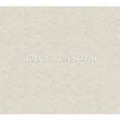   AS Creation Nara vlies, vinyl anyagú szürke, fehér színű geometriai, textilhatású modern tapéta