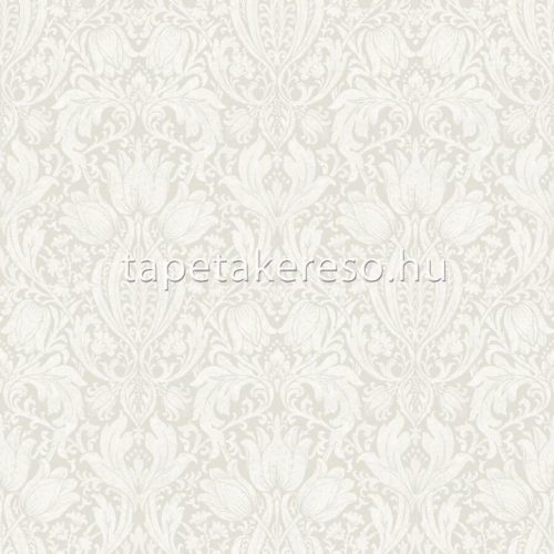 Boras Borosan HEM vlies anyagú beige, fehér színű virágos, barokk modern, natural tapéta