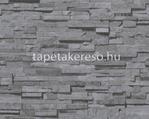 AS Creation Metropolitan Stories Travel Styles vinyl, vlies anyagú szürke, gyöngyház színű 3d, kőmintás modern tapéta