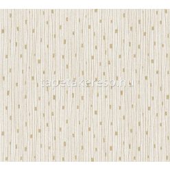   AS Creation BOS-The Battle of Style vlies, vinyl anyagú beige, arany színű vonalas modern tapéta