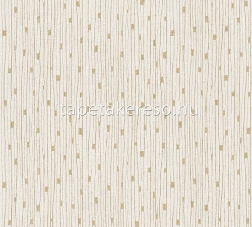 AS Creation BOS-The Battle of Style vlies, vinyl anyagú beige, arany színű vonalas modern tapéta