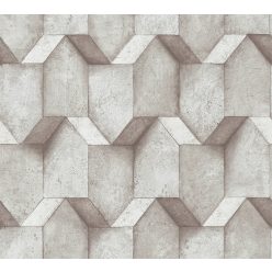   AS Creation BOS-The Battle of Style vlies, vinyl anyagú barna színű 3d, geometriai modern tapéta