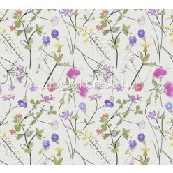   AS Creation House of Turnowsky vlies, vinyl anyagú fehér, zöld, lila, rózsaszín színű virágos romantikus tapéta