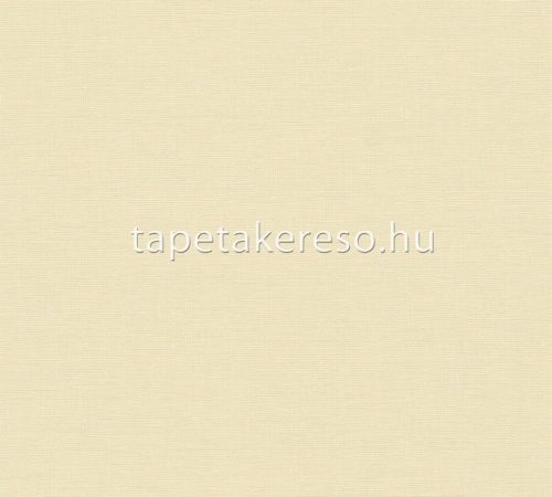 AS Creation House of Turnowsky vlies, vinyl anyagú sárga színű szövethatású, egyszínű romantikus tapéta