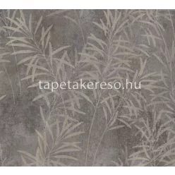   AS Creation Terra vlies, vinyl anyagú szürke, beige színű leveles modern, natural tapéta