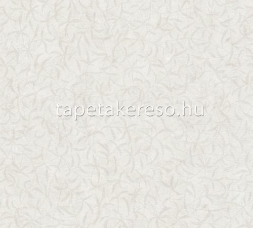 AS Creation Terra vlies, vinyl anyagú beige, szürke színű leveles modern, natural tapéta