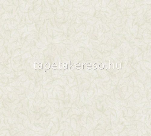 AS Creation Terra vlies, vinyl anyagú beige, zöld színű leveles modern, natural tapéta
