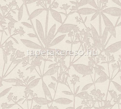 AS Creation Terra habos, vlies anyagú barna színű növényes, leveles modern, natural tapéta