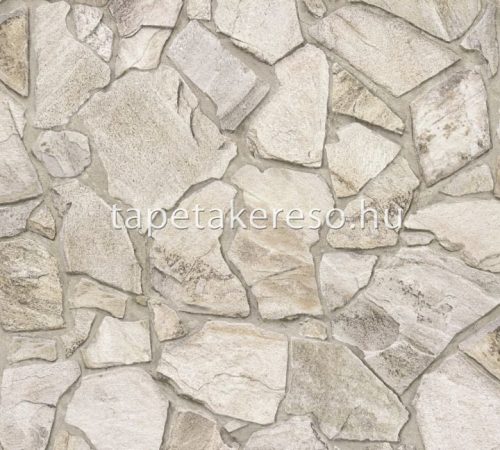 AS Creation Terra vlies, vinyl anyagú beige, barna színű kőmintás modern, natural tapéta