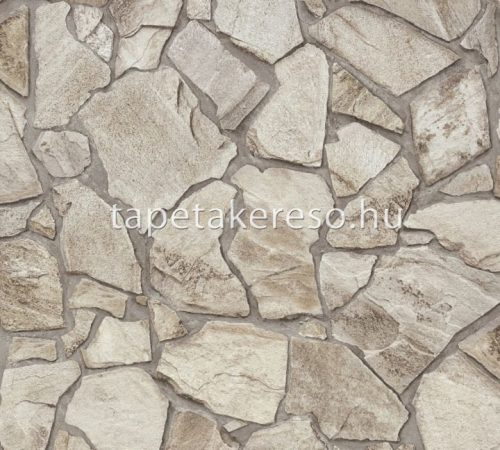 AS Creation Terra vlies, vinyl anyagú barna, szürke színű kőmintás modern, natural tapéta