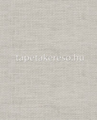 Eijffinger NATURAL WALLCOVERINGS II papír, bambusz anyagú szürke, ezüst színű kockás natural tapéta