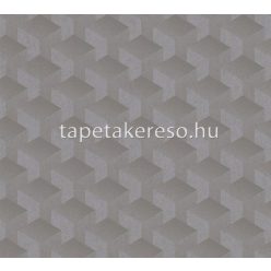   AS Creation Profitex 2022 habos, vlies anyagú szürke színű 3d, geometriai modern tapéta