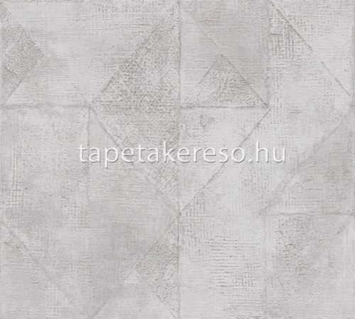 AS Creation Profitex 2022 vlies, vinyl anyagú ezüst, szürke színű koptatott, geometriai modern tapéta