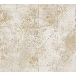   AS Creation Profitex 2022 vlies, vinyl anyagú beige, barna, arany színű koptatott, geometriai modern tapéta