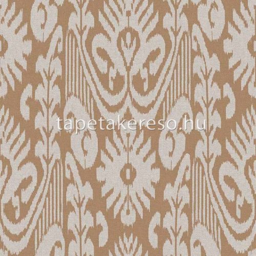 Cristiana Masi Arche vlies, vinyl anyagú beige, barna színű barokk, szövethatású modern tapéta