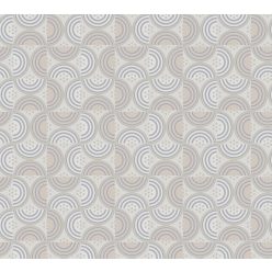   AS Creation Art of Eden vlies anyagú fehér, barack, szürke, homok színű hullámos, geometriai romantikus tapéta