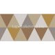 Cristiana Masi Arche vlies, vinyl anyagú beige, barna, szürke, arany színű geometriai, textilhatású modern bordűr