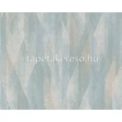   AS Creation Metropolitan Stories Travel Styles vinyl, vlies anyagú törtfehér, kék, zöld, beige színű geometriai, foltos modern tapéta