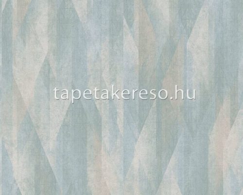 AS Creation Metropolitan Stories Travel Styles vinyl, vlies anyagú törtfehér, kék, zöld, beige színű geometriai, foltos modern tapéta