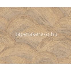   AS Creation Metropolitan Stories Travel Styles vinyl, vlies anyagú barna, arany színű absztrakt, pikkelyes modern tapéta