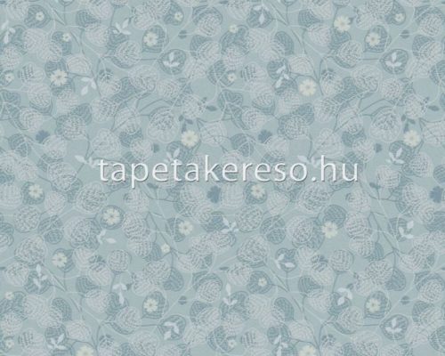 AS Creation Metropolitan Stories Travel Styles vlies, habos anyagú türkiz, törtfehér színű virágos, növényes modern tapéta
